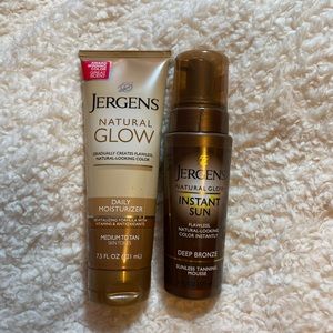 Tanning lotion and mouse